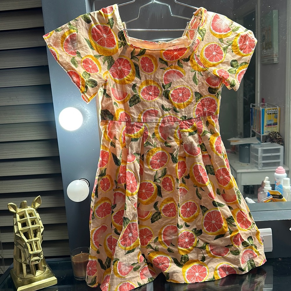 Girls Lemon Dress Size 12